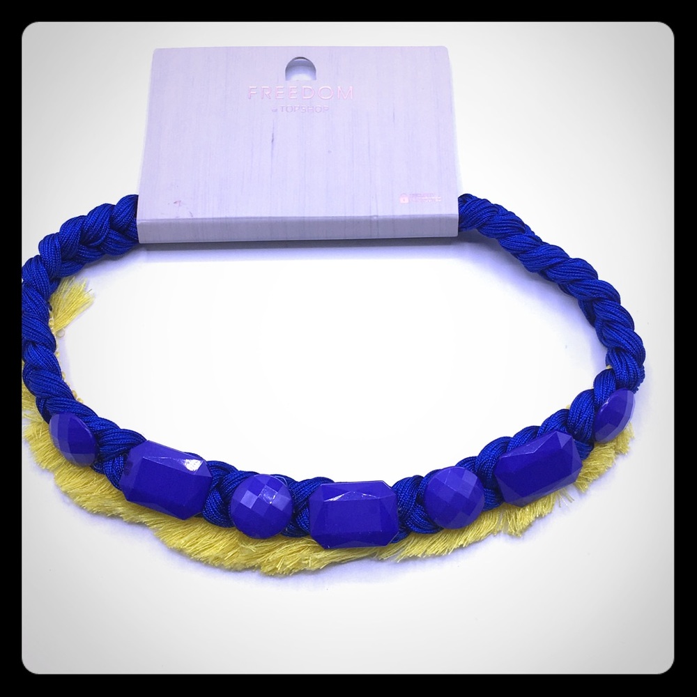 NWT Topshop Freedom statement necklace